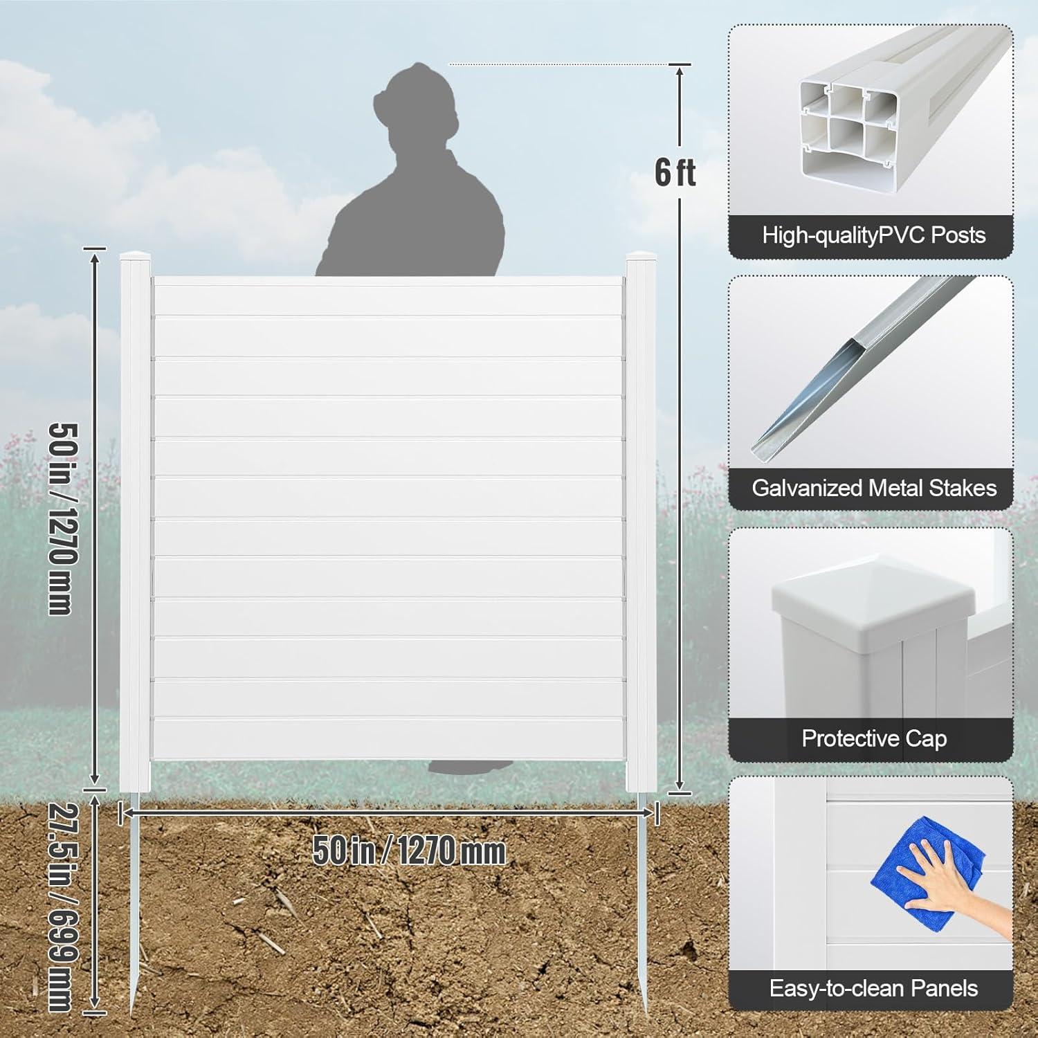 4 ft. H x 4 ft. W Outdoor Privacy Screens 4 Panels