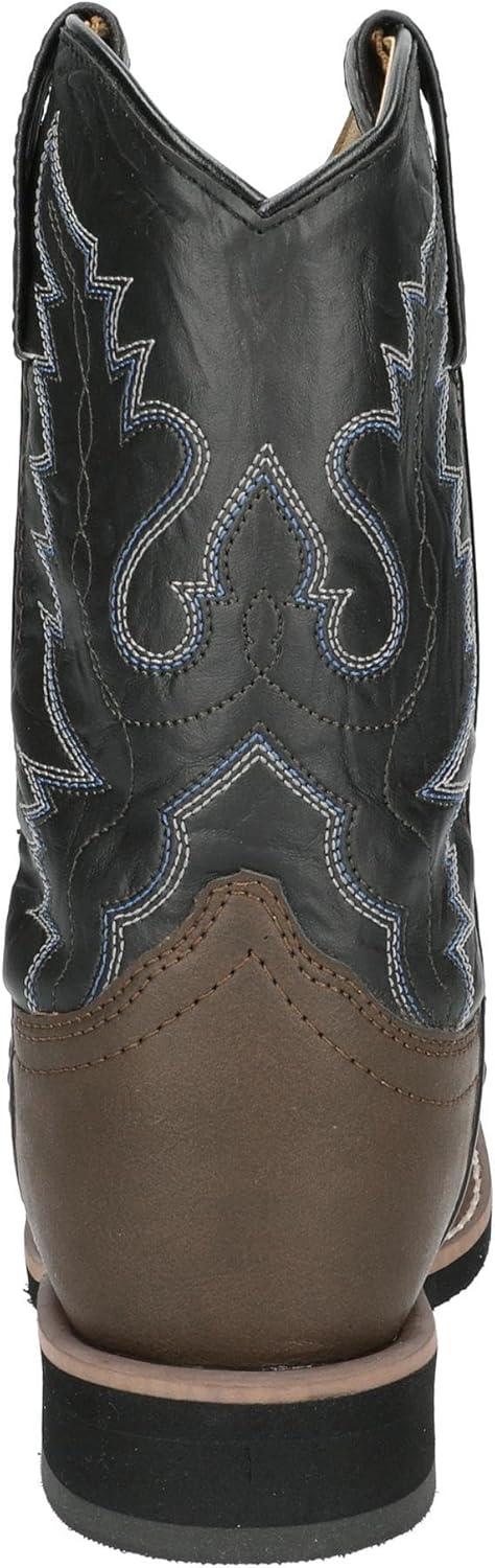 SMOKY MOUNTAIN BOOTS Kids Monterey Western Boots, Color: Brown/Black, Size: 6 (1575T-6R)