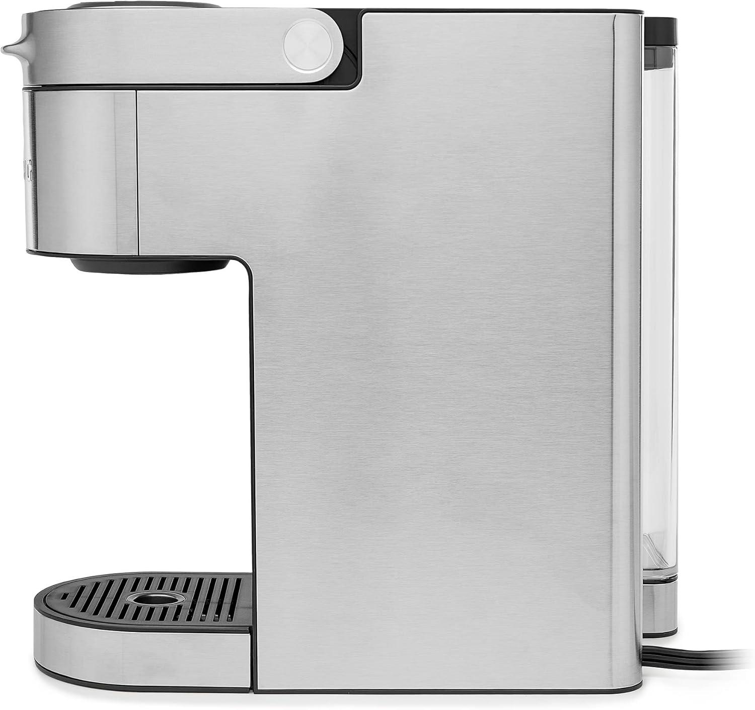 Stainless Steel Smart Single Serve Coffee Maker with Permanent Filter