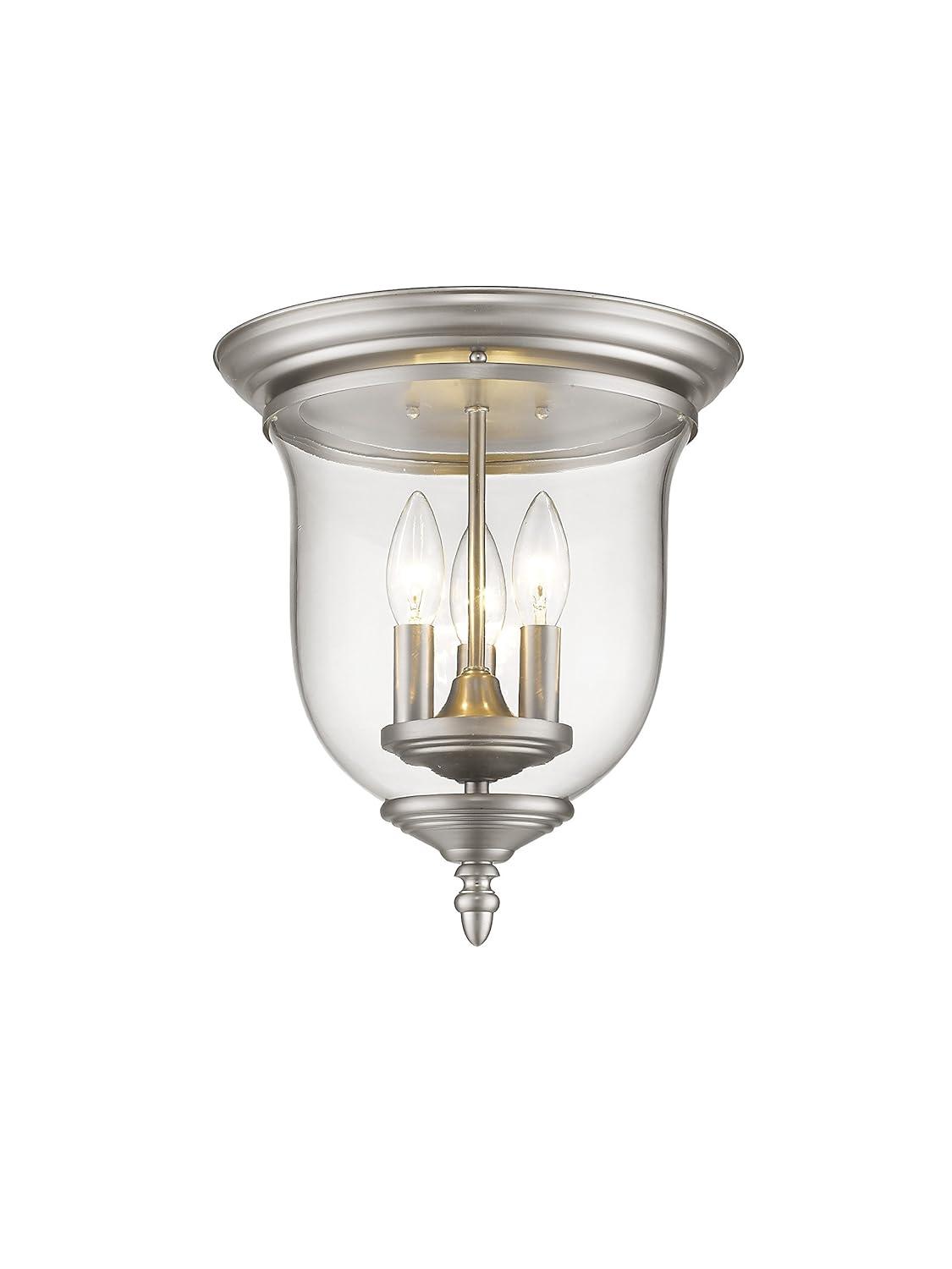 Livex Lighting Legacy 3 - Light Flush Mount in  Brushed Nickel