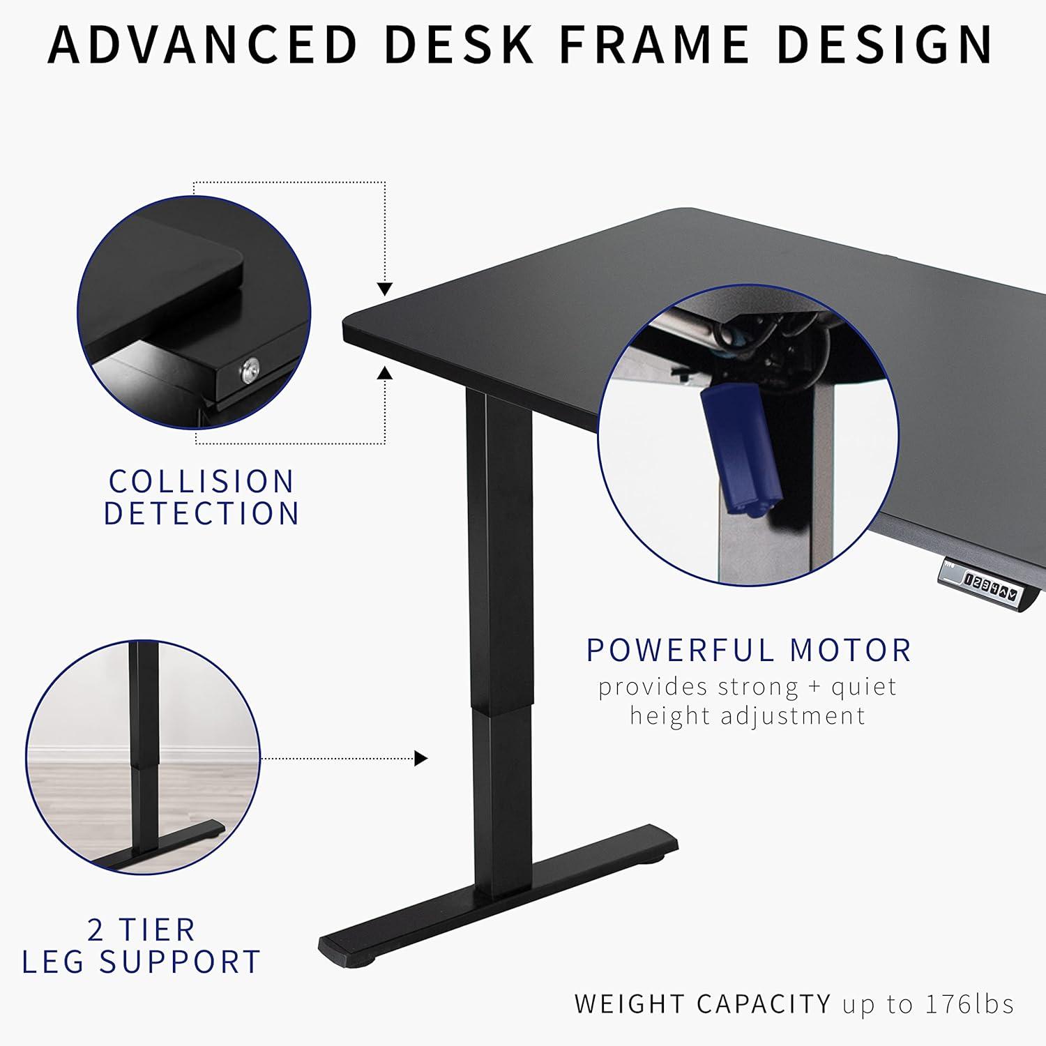 Vivo VIVO Single Motor Electric Desk with Push Button Memory Controller