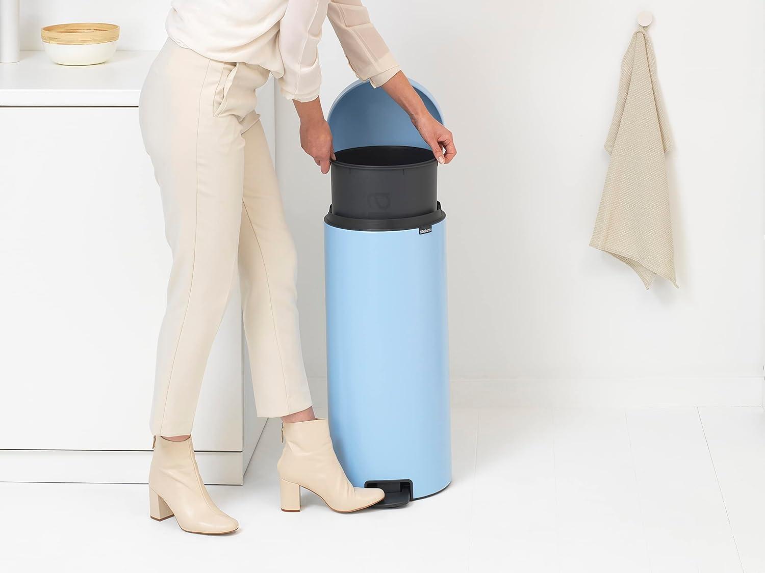 Brabantia NewIcon Step On Trash Can, 8 Gallon (30 Liter)