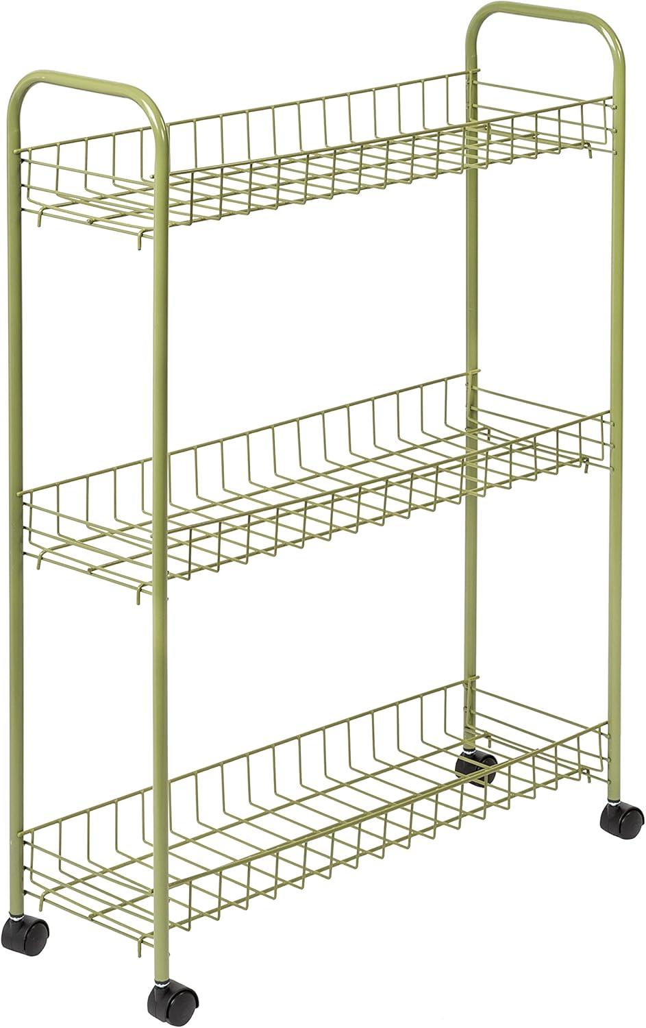 3-Tier Rolling Storage Cart