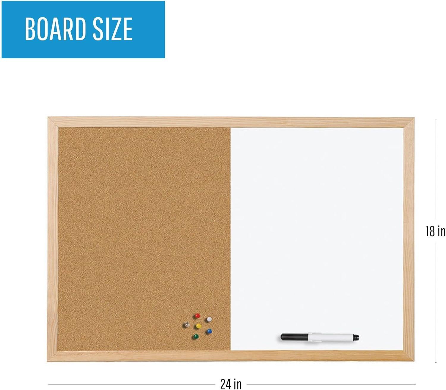 Combo Cork and Dry-Erase Board