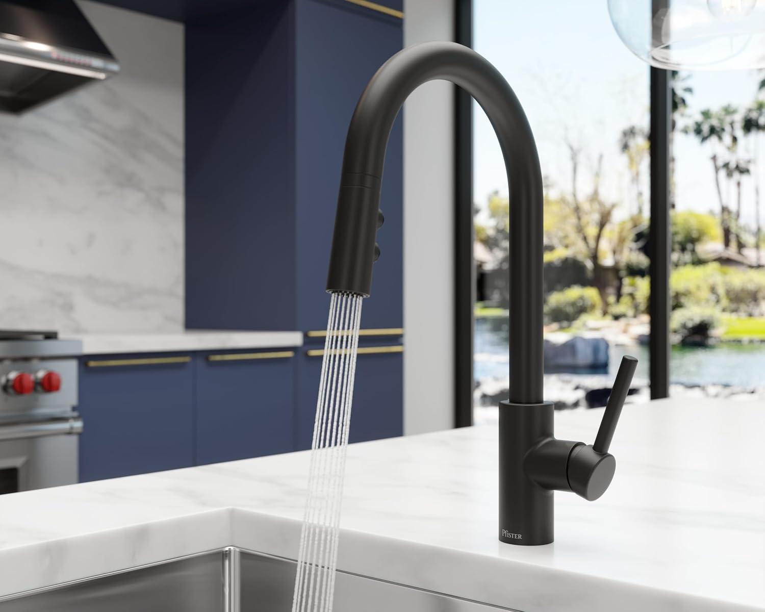 Stellen Pull Down Single Handle Kitchen Faucet