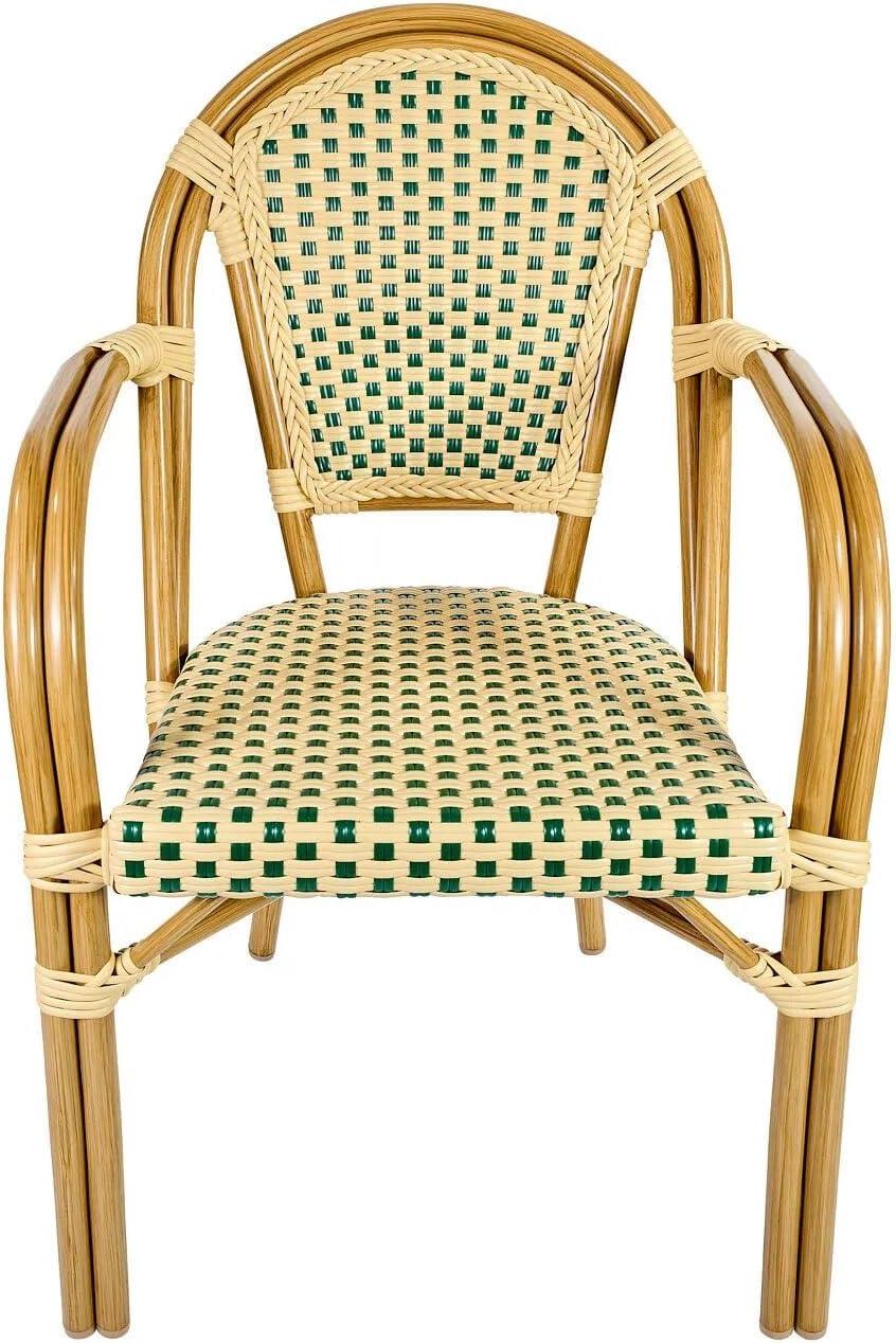 Chivari French With Arms Patio Dining Chair by Chivari (Set of 2)