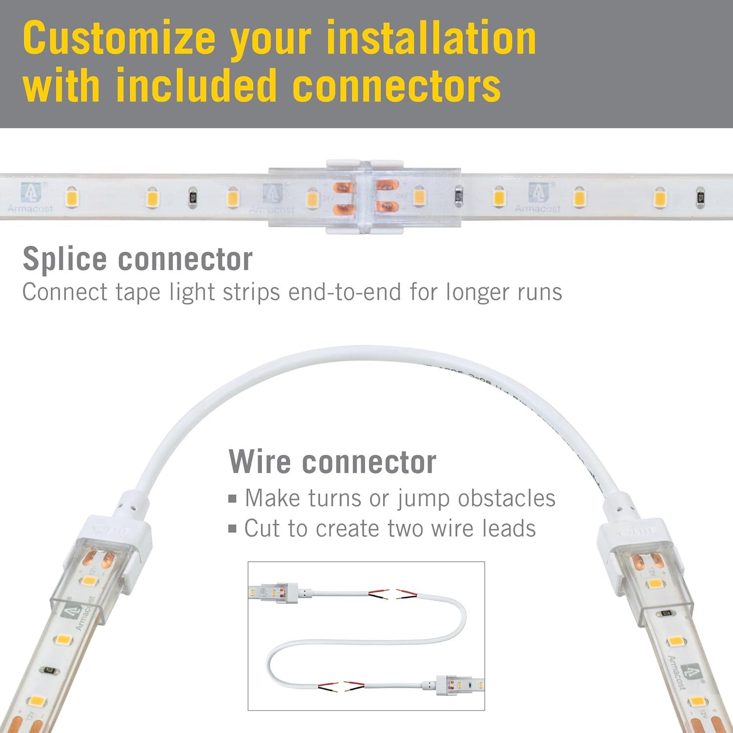 RibbonFlex Pro, 24V, 3000K, 60LEDs/M, IP67, 10M Undercabinet Strip Light
