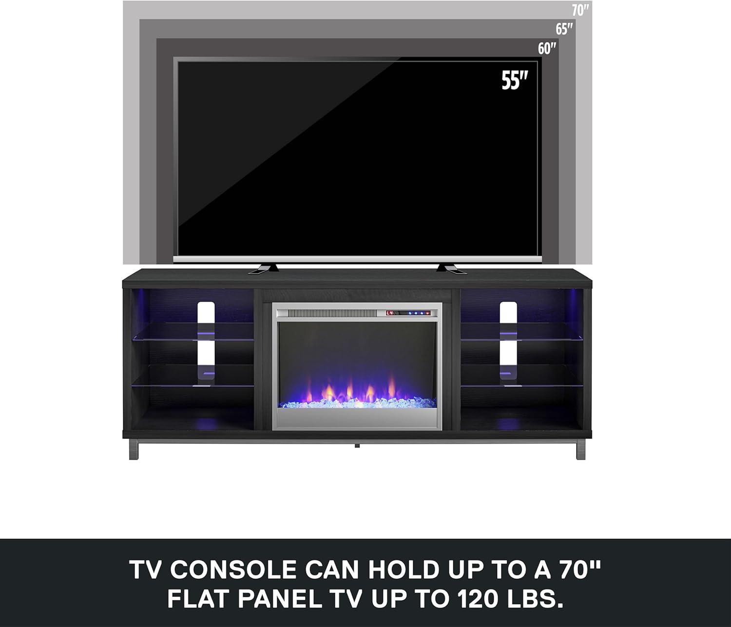 Lumina Fireplace TV Stand for TVs up to 70"