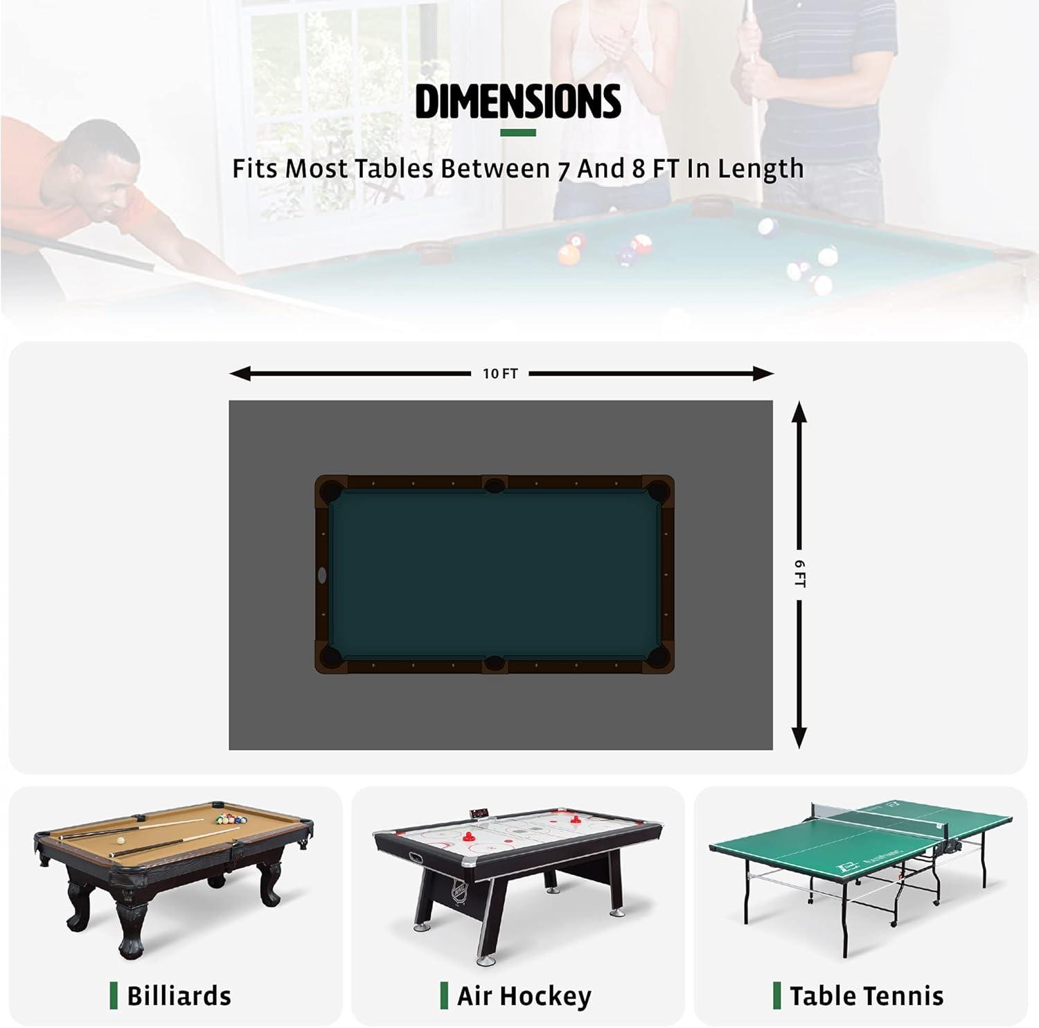 Classic Sport Large Durable Indoor Table Game Cover