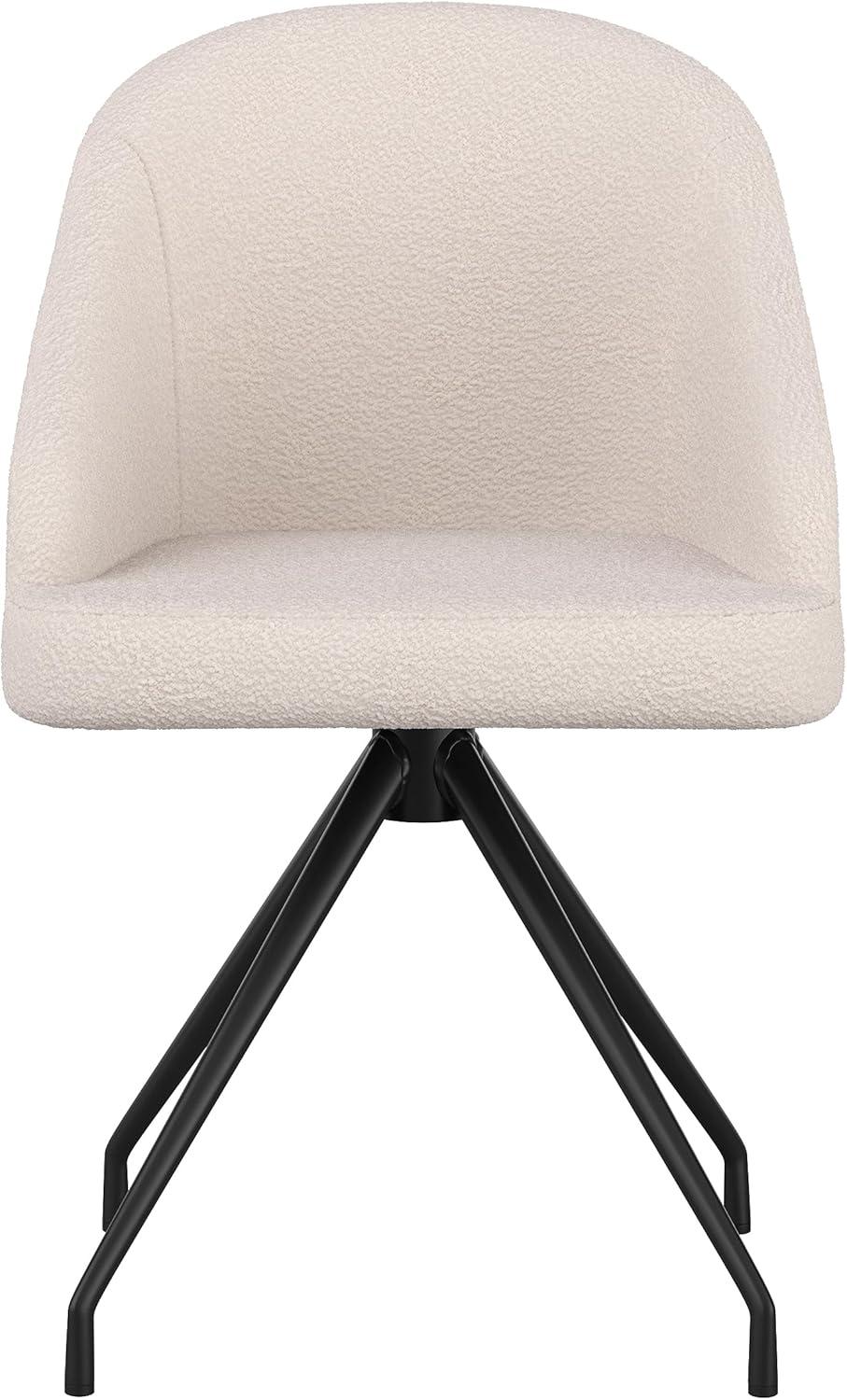 Jones Martha Stewart Sora Upholstered Stationary Swivel Home Office Chair