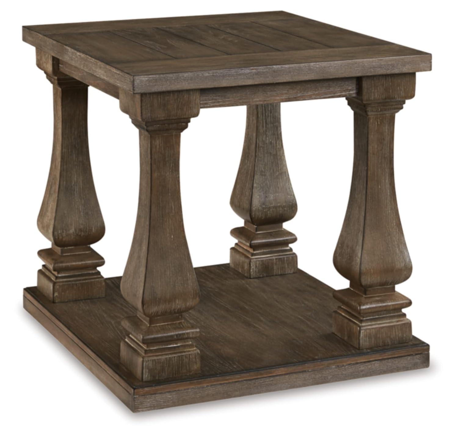 Johnelle Rectangular End Table Gray - Signature Design by Ashley