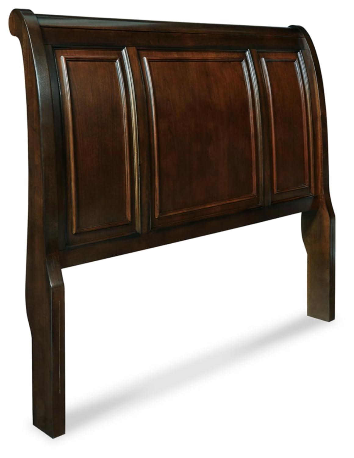 Signature Design by Ashley Casual Porter Queen Sleigh Headboard  Rustic Brown