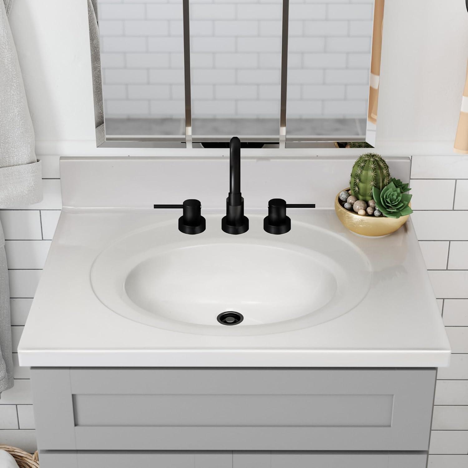 Cultured Marble Vanity Top with Backsplash