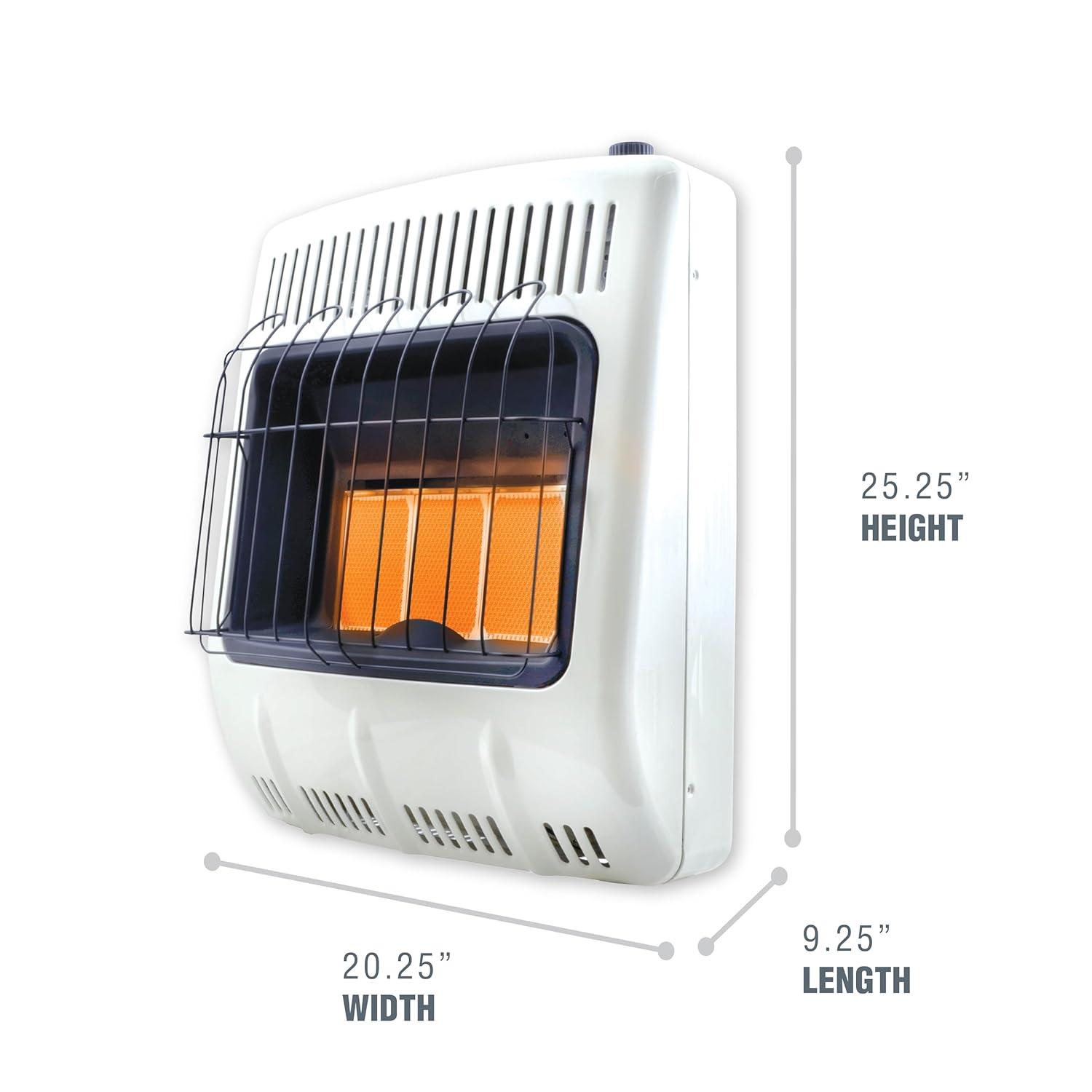Mr. Heater Calentador de Propano Radiante sin Ventilación de 18,000 BTU