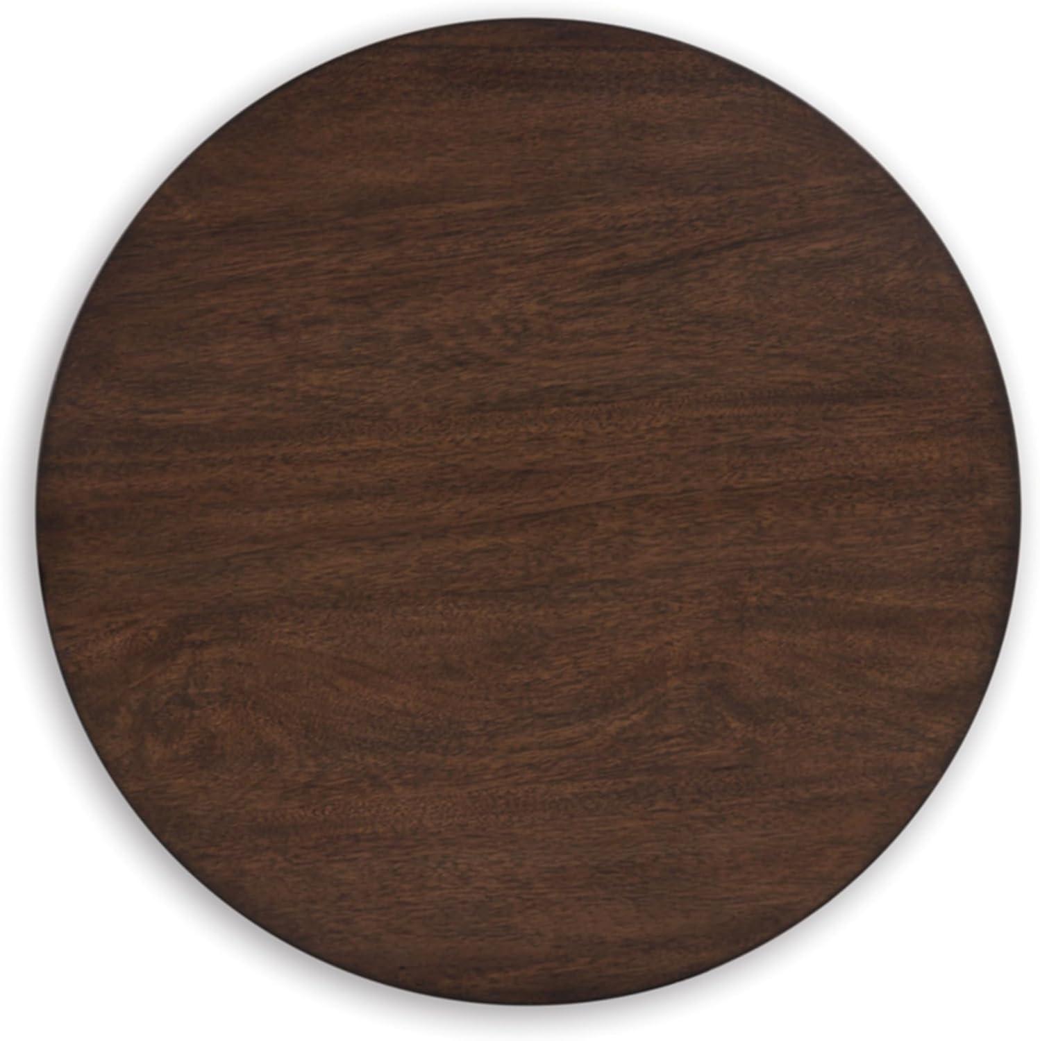 Signature Design by Ashley Korestone Contemporary  End Table, Dark Brown