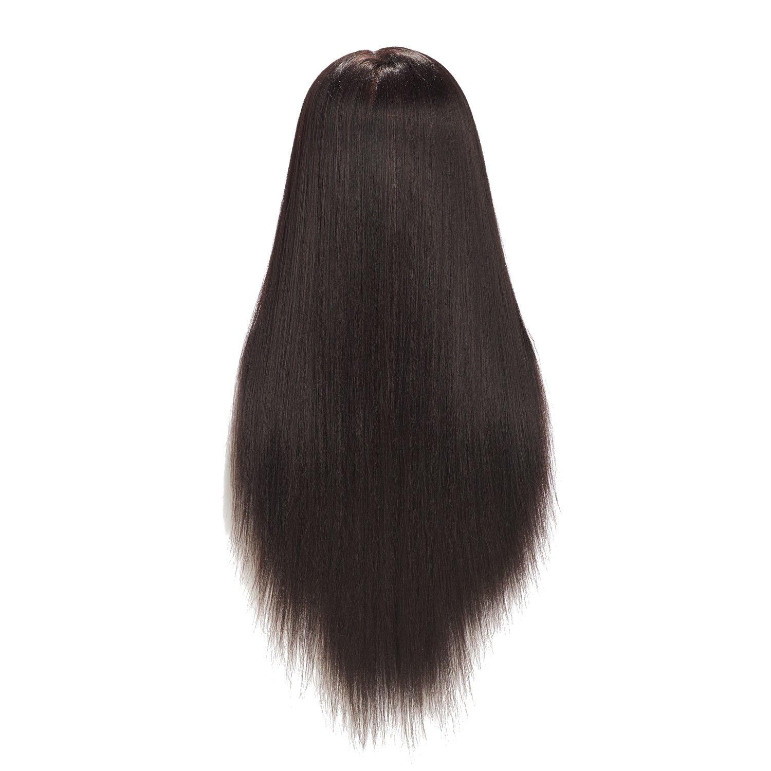 Cosmetology Mannequin Head Human Hair Hairdresser Training Doll Model Manikin