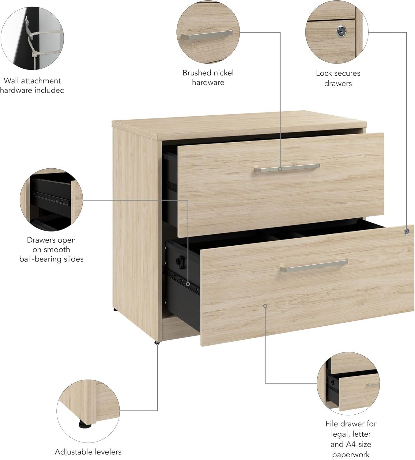 Bush Business Furniture Vista 2 Drawer Lateral File Cabinet