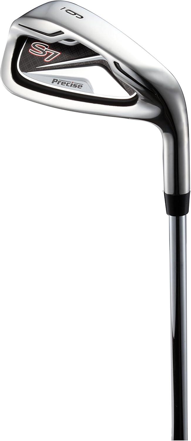 Precise S7 Men's Complete 18 Piece Right Handed Golf Clubs Package Set w/ Titanium Driver, Red Model, Tall Size