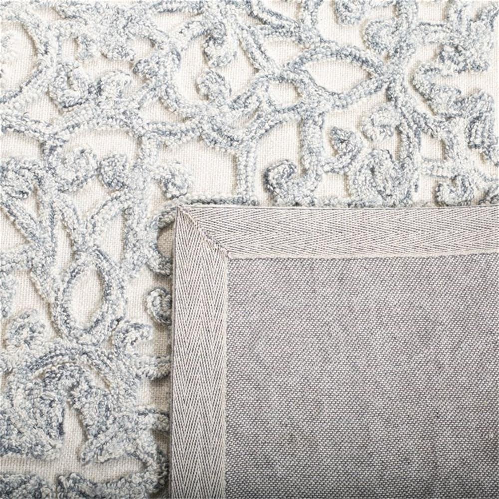 Trace TRC103 Hand Tufted Indoor Area Rug - Charcoal/Ivory - 8'x10' - Safavieh