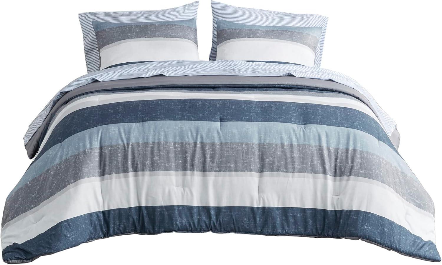 Madison Park Essentials Jaxon Comforter Set with Bed Sheets