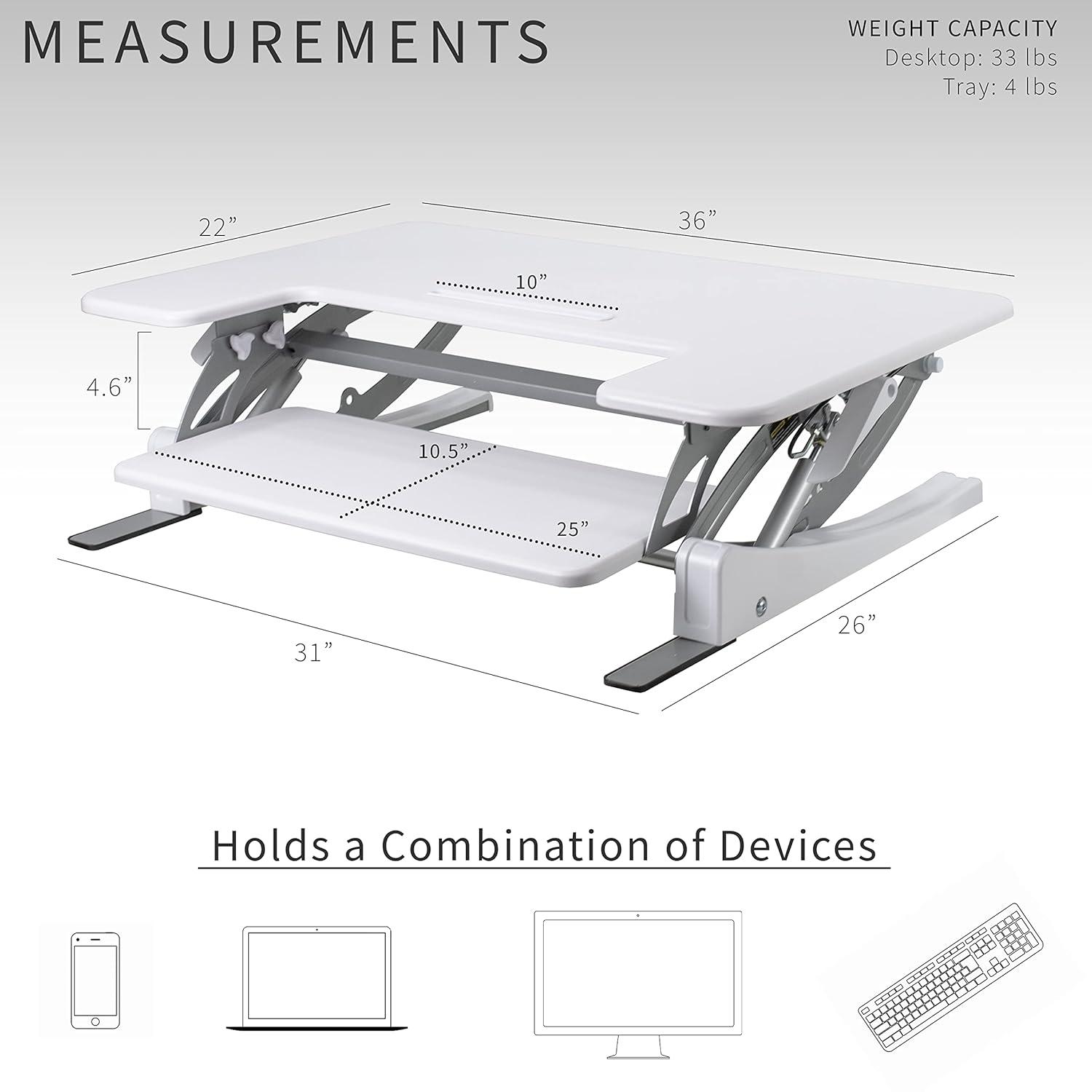 Vivo Standing Desk Converter DESK-V000V Series