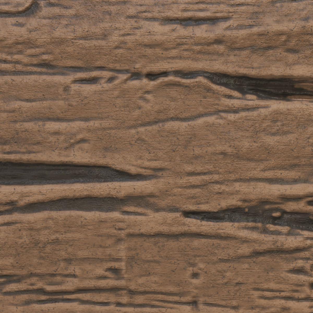 Ekena Millwork Hand Hewn Timberthane Faux Wood 3-Sided Ceiling Beam (U-beam)