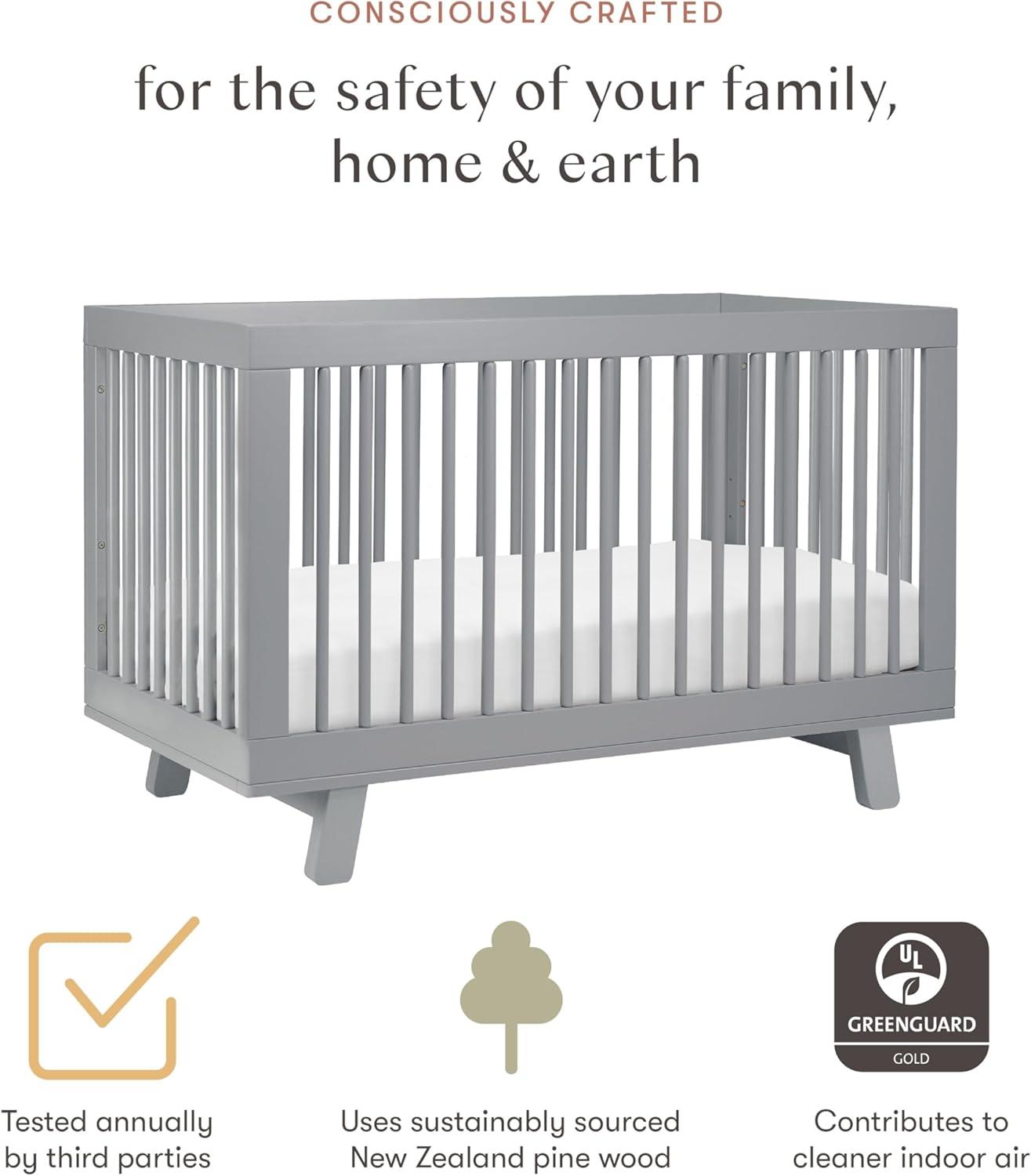 Hudson 3-in-1 Convertible Crib