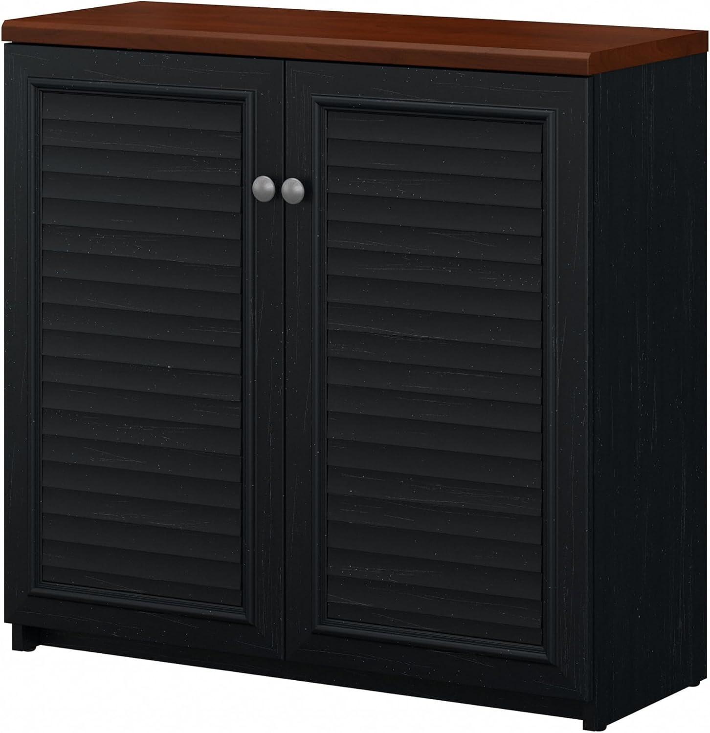 Fairview Small Storage Cabinet with Doors - Bush Furniture