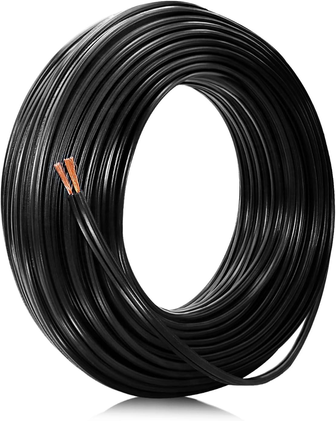 FIRMERST 16/2 Low Voltage Landscape Lighting Copper Wire 100 Feet UL Listed