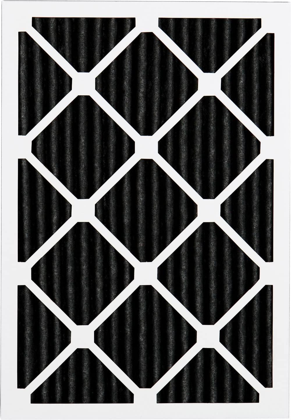 14x24x1 (13_3/4x23_3/4) Pure Carbon Odor Reduction Furnace Air Filters 6 Pack