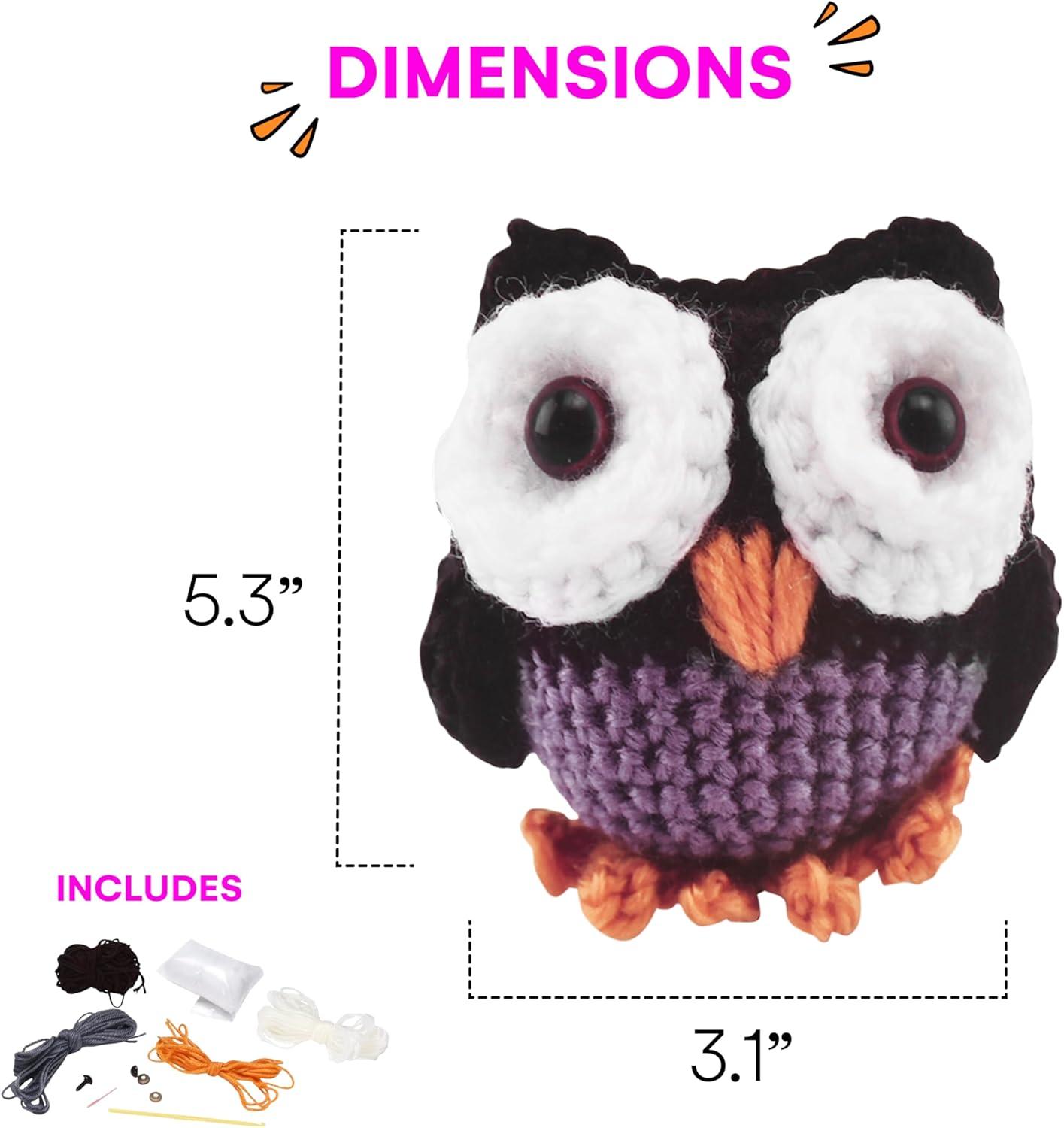 Neliblu DIY Owl Sewing Kit for Kids with Thread