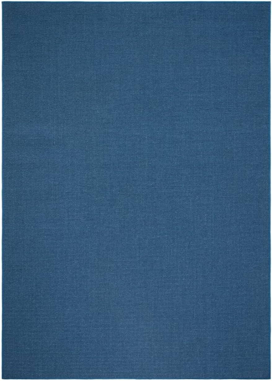 Martha Stewart Sisal/Jute Solid Color Rug in Blue