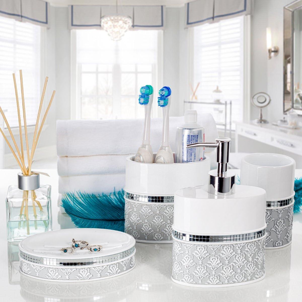 Creative Scents Mirror Damask 6 Piece Set