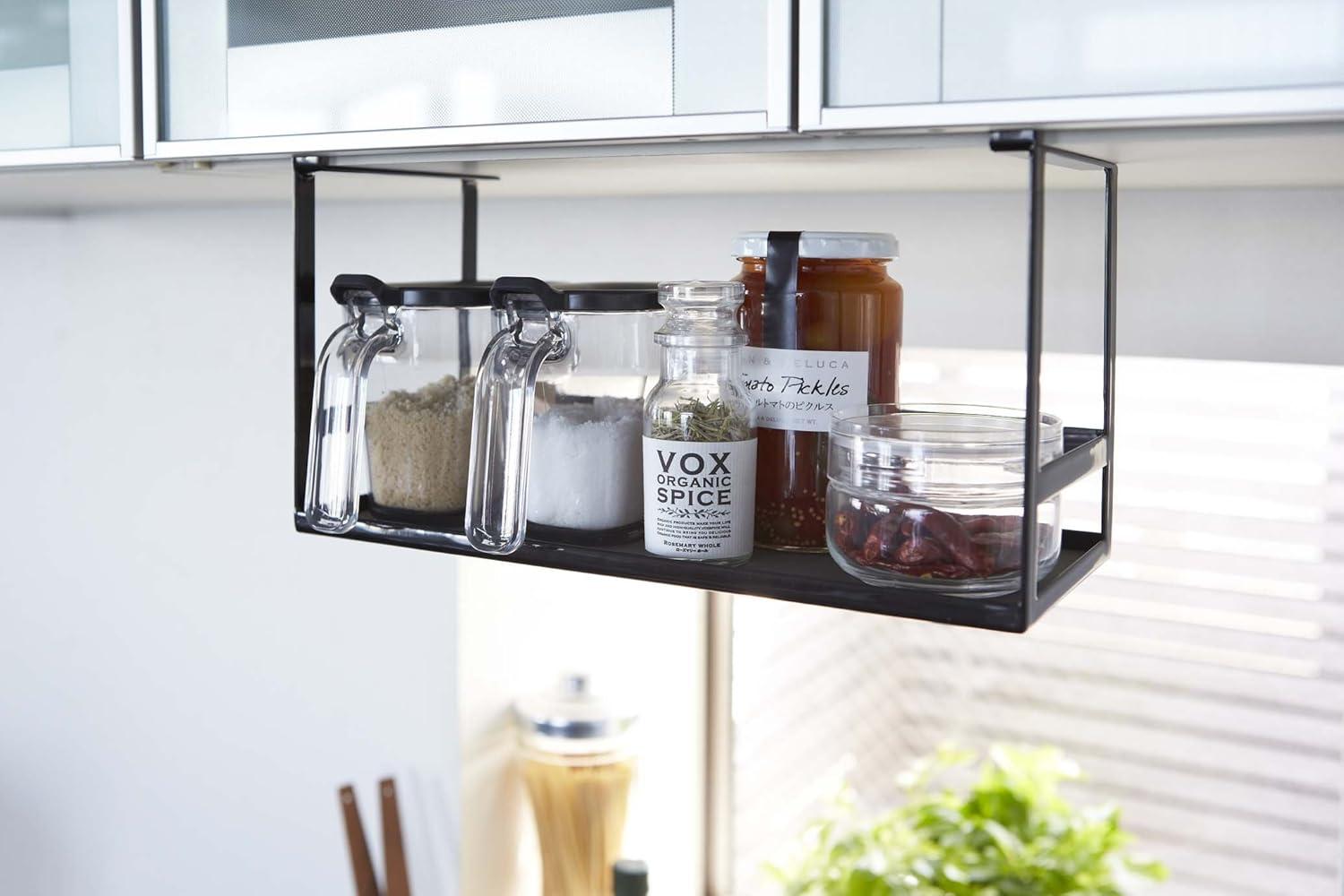 Yamazaki Home Yamazaki Home Under Shelf Spice Rack And Organizer For Kitchen Cabinets, Steel, Undershelf