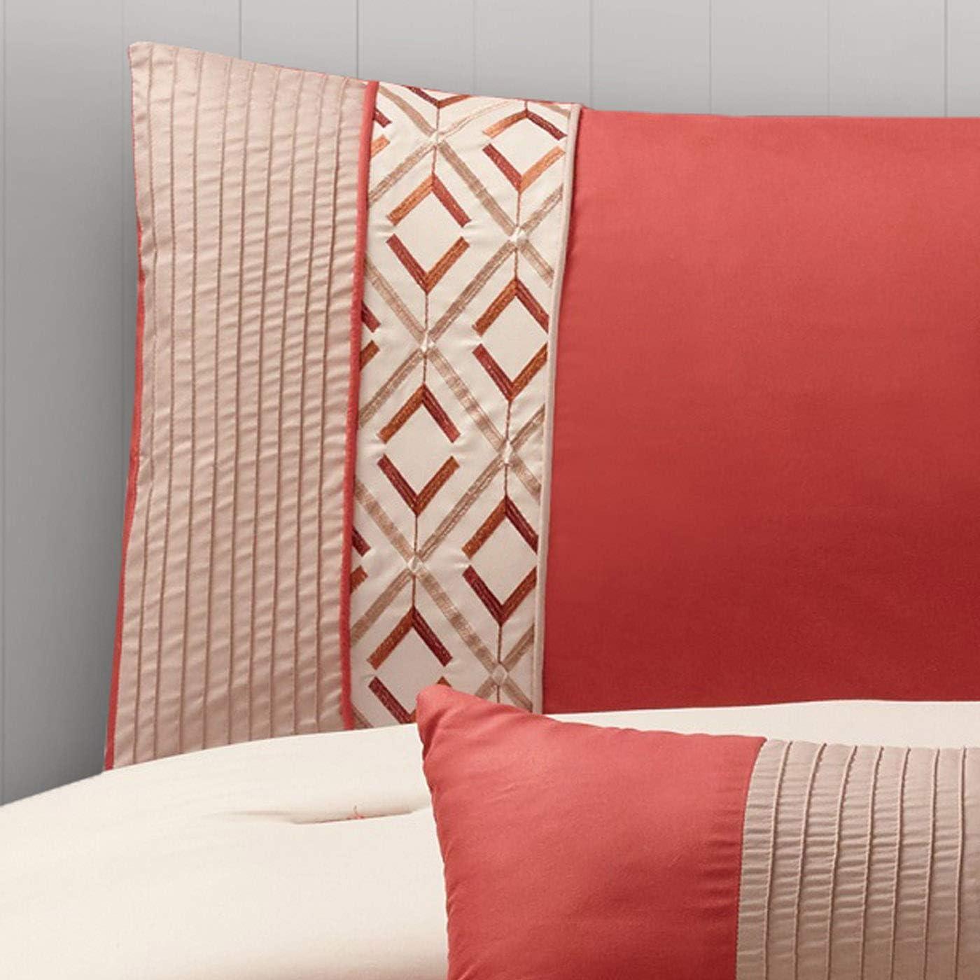 8pc Janna Comforter Set Orange - Riverbrook Home