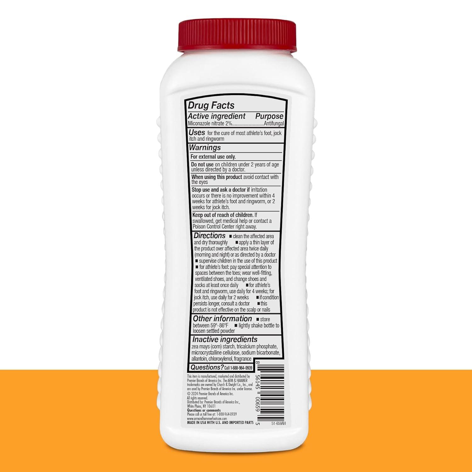 Arm & Hammer Medicated Athlete's Foot Powder - 3.5oz