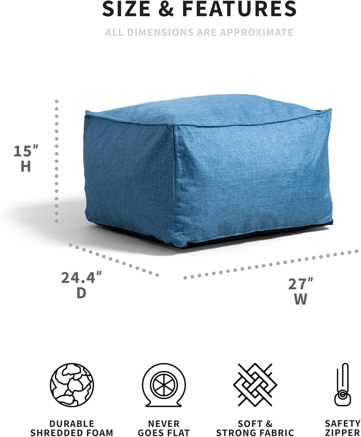 Big Joe Upholstered Pouf