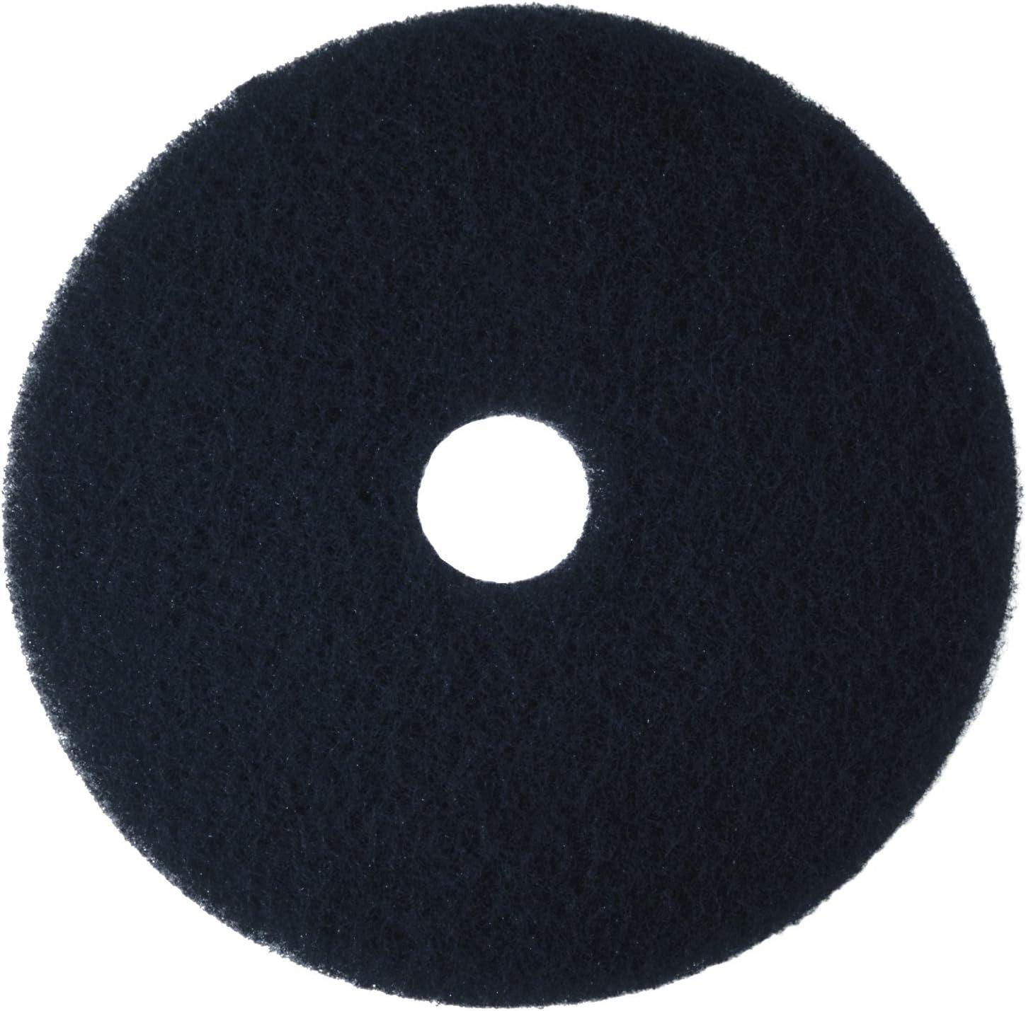 10-Inch Black High Productivity Floor Stripping Pad