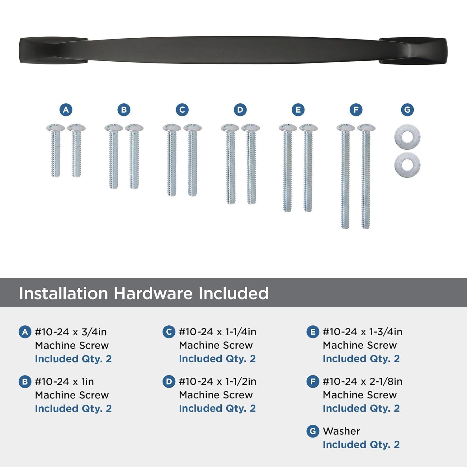 Amerock Highland Ridge 12 inch (305mm) Center-to-Center Black Bronze Appliance Pull