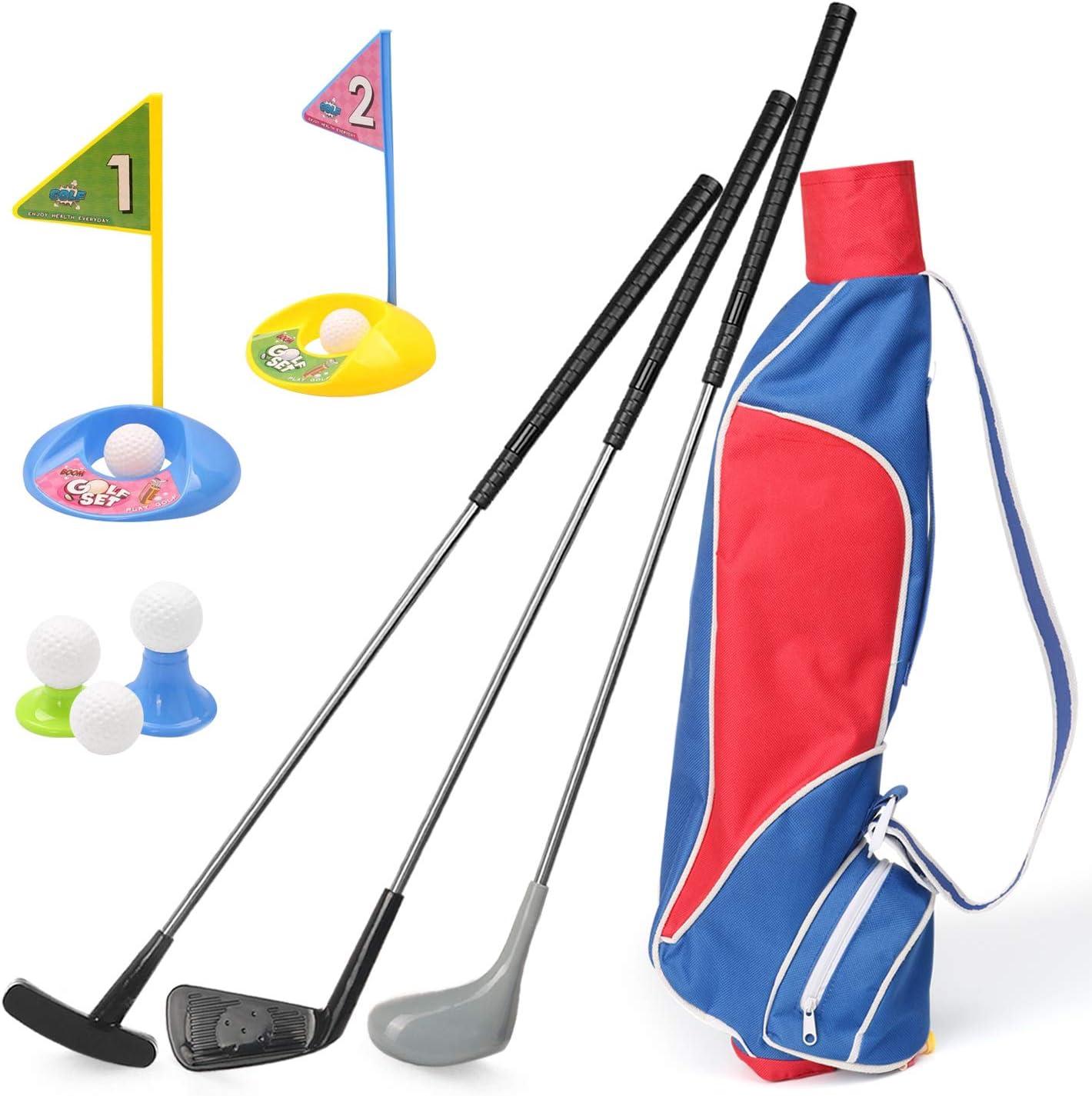 Kids Deluxe Golf Club Set with Bag and Accessories