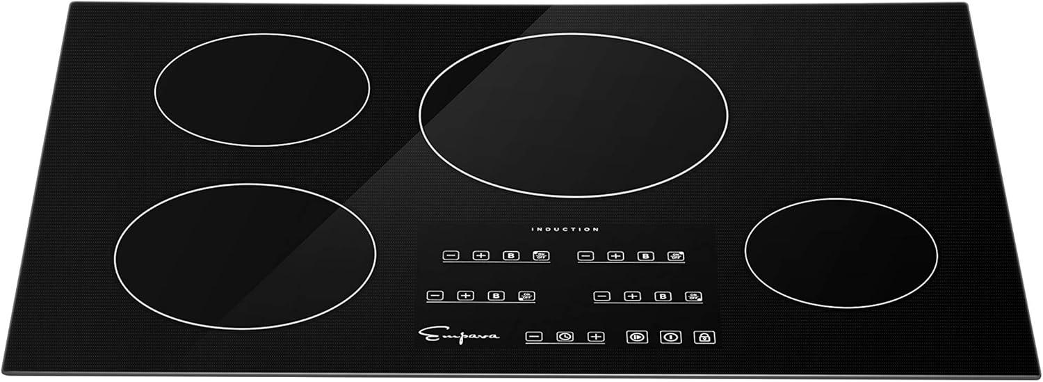 Empava 30'' Black Ceramic 4-Burner Induction Cooktop