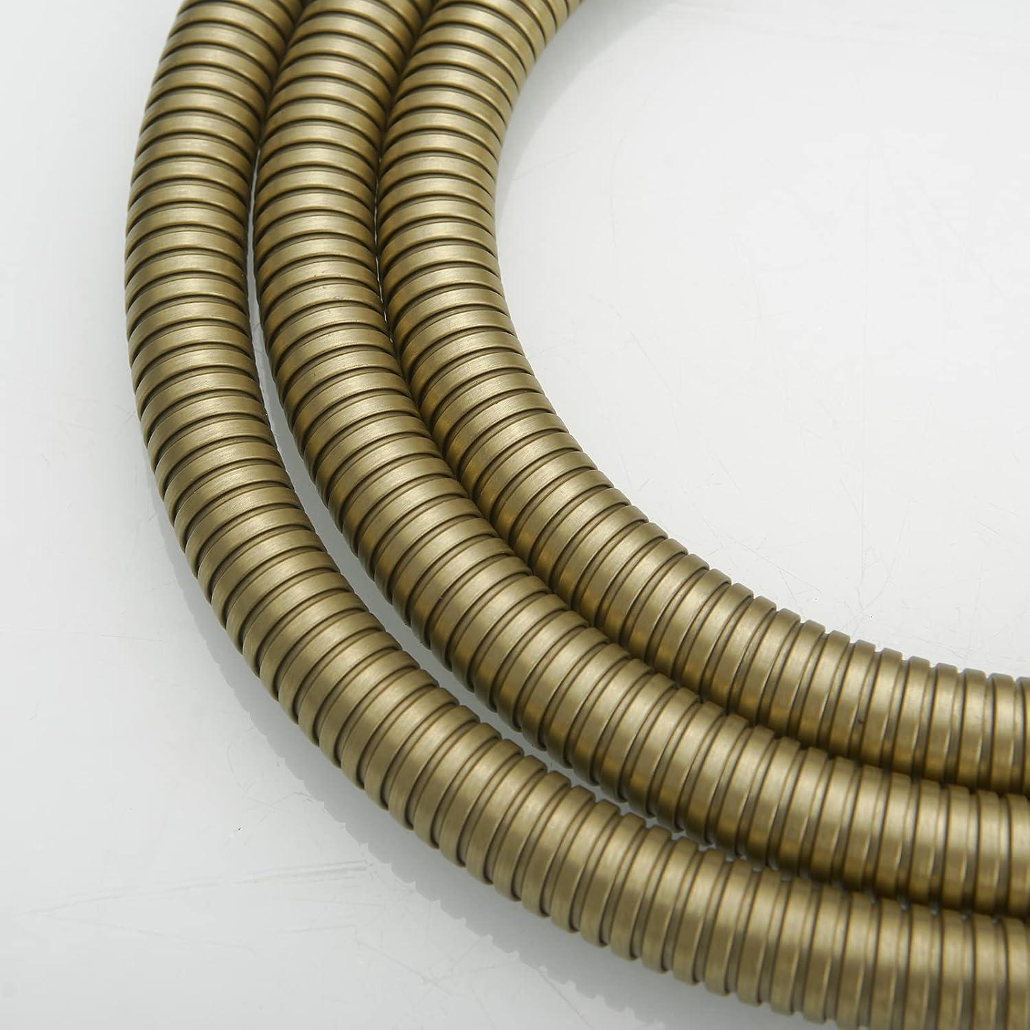 VIBRANTBATH 71 In. Modern Flexible Handheld Shower Hose Replacement For Bathing Toilet Cleaning Pet With Brass Fitting In Chrome 180-BG