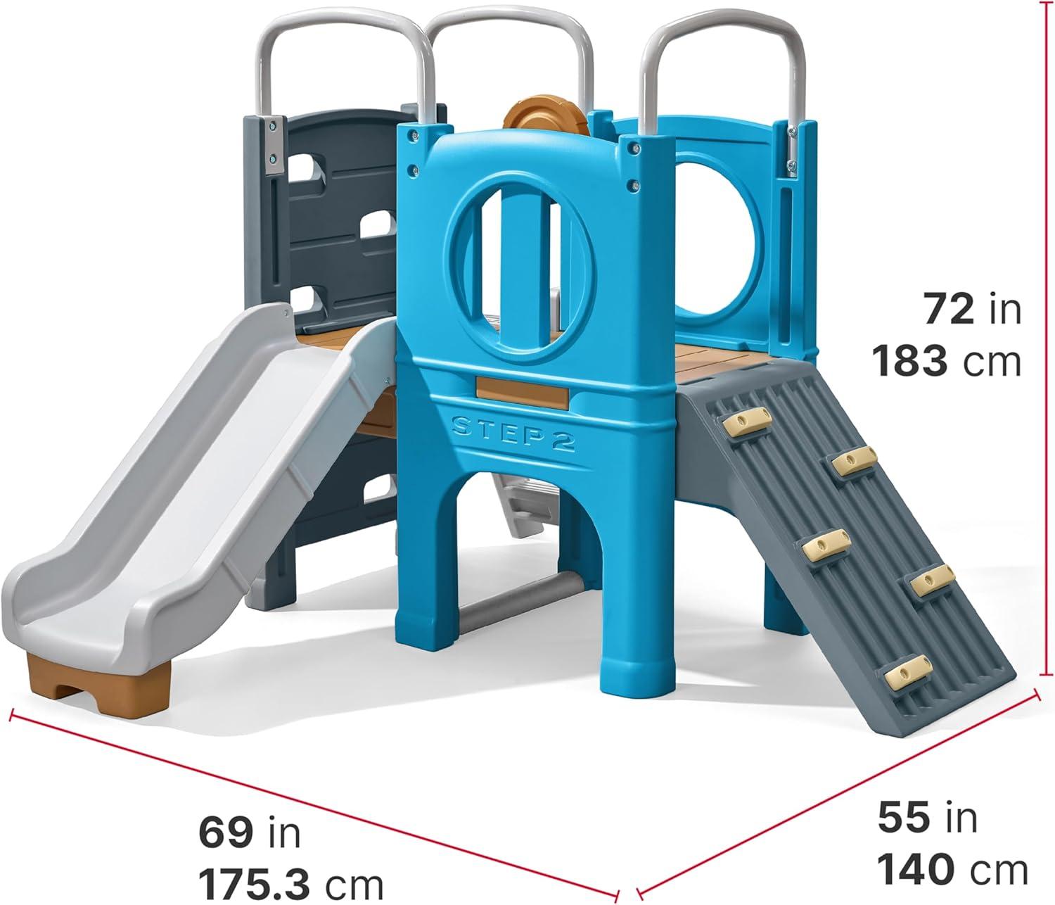 Step2 Blue and Gray Plastic Outdoor Climber Playset