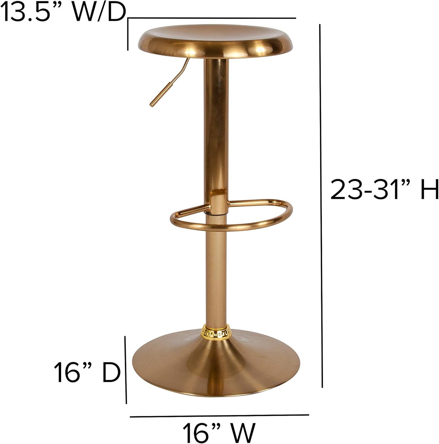 Flash Furniture Madrid Series Adjustable Height Retro Barstool