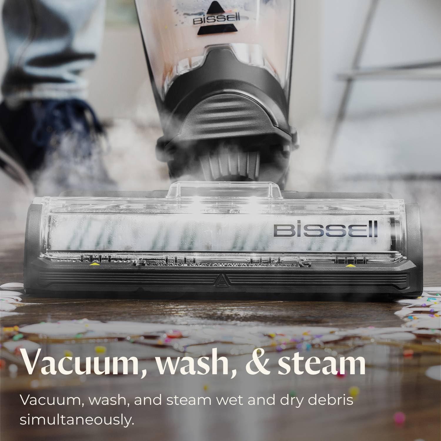 BISSELL 35151 BISSELL CrossWave HydroSteam Wet Dry Vac, Multi-Purpose Vacuum, Wash, and Steam, 35151, Multicolor