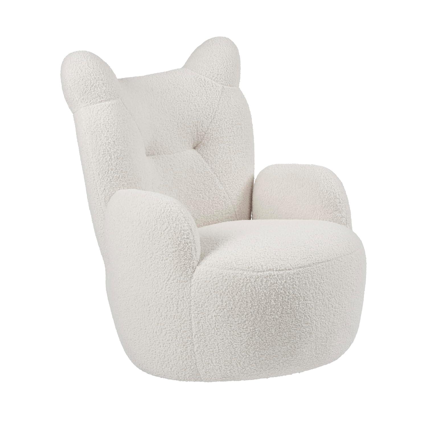 ECR4Kids Teddy Chair, White