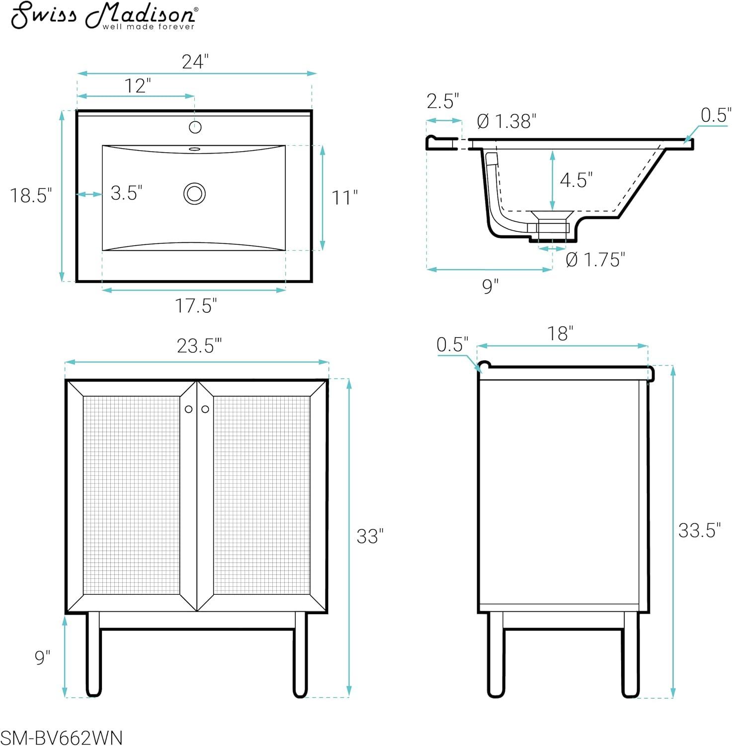 Classe 24" Bathroom Vanity