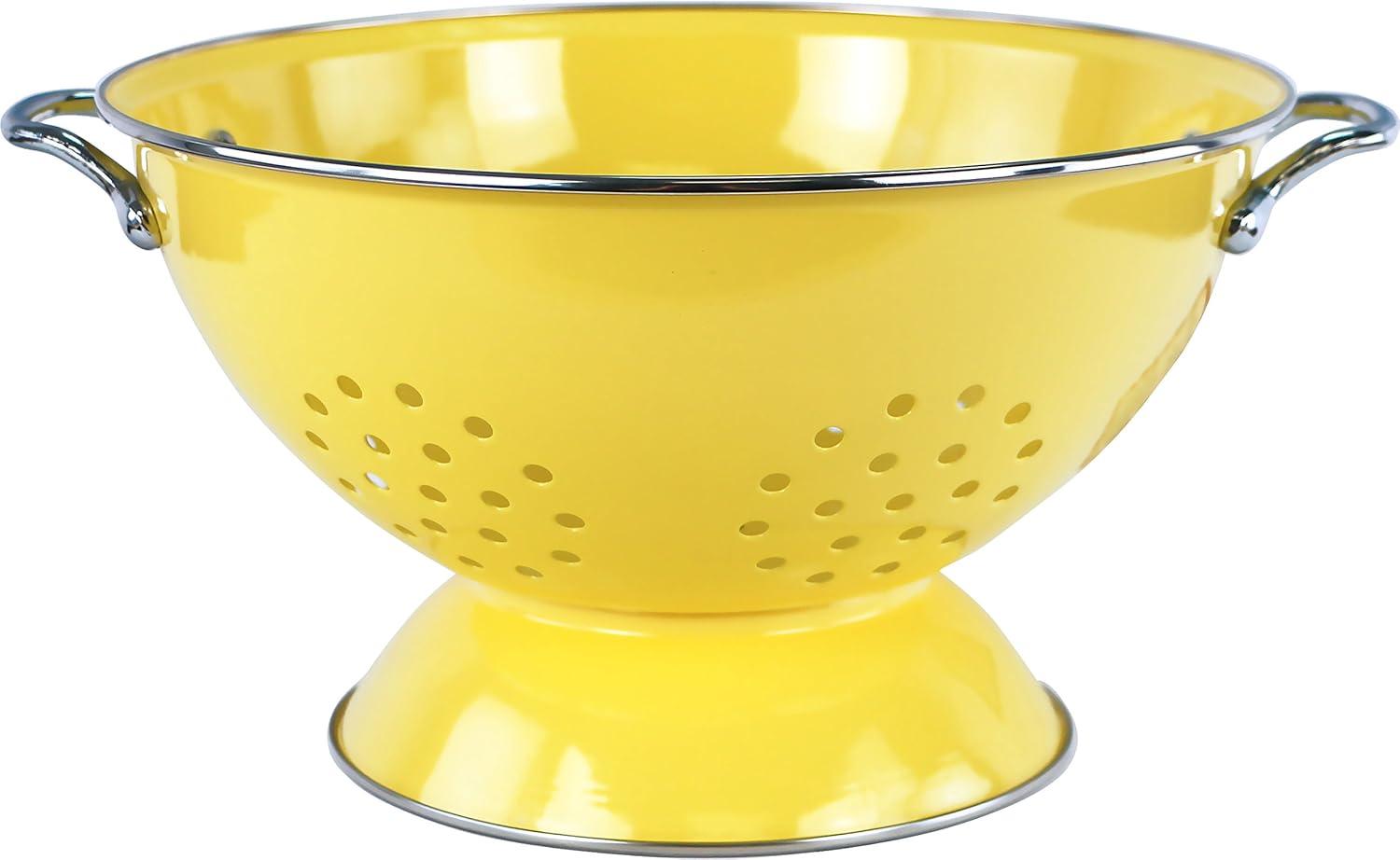 Reston Lloud 88201 Calypso Basics 5qt Colander  Lemon