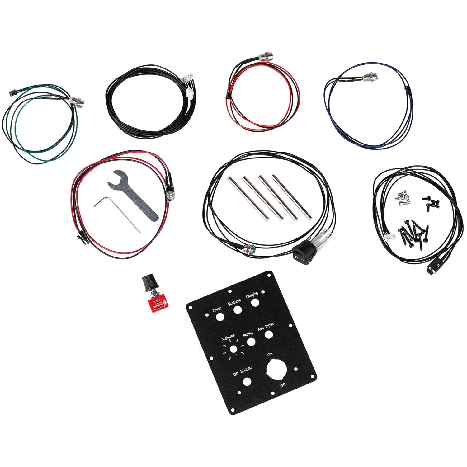 Dayton Audio KAB-PMV3 Panel Mount for KAB-v3 Boards with Function, LED, and Install Kit
