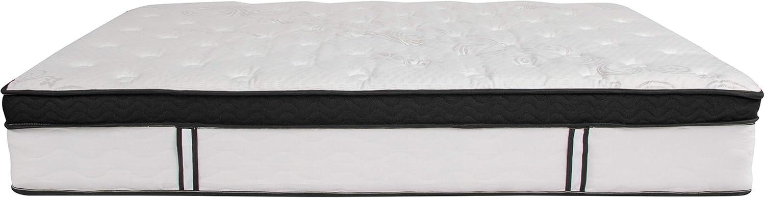 Flash Furniture Capri Comfortable Sleep 12 Inch CertiPUR-US Certified Memory Foam & Pocket Spring Mattress, Queen Mattress in a Box